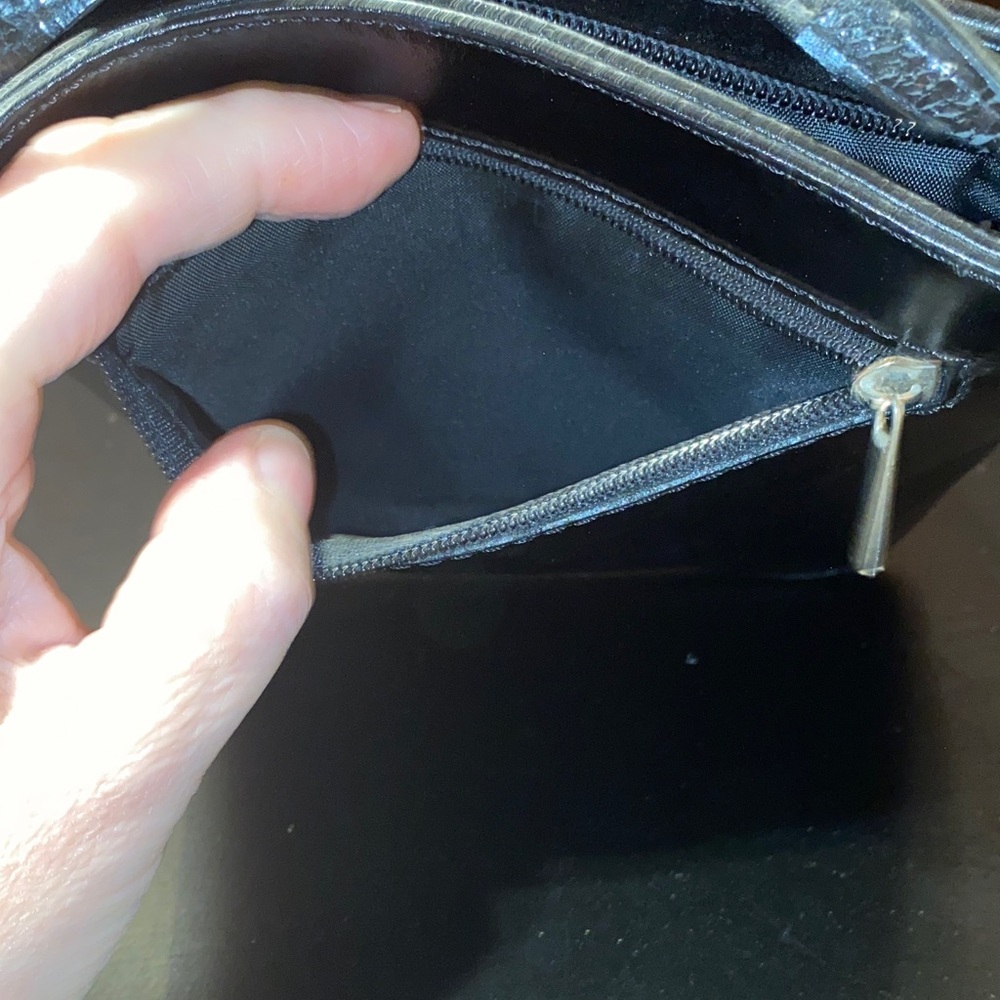 Black CE made in Spain vintage mini Leather Crossbody Bag - Picture 16 of 16